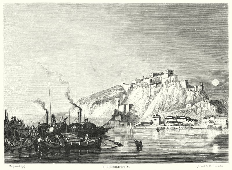 Ehrenbreitstein (雕刻) 作者 英语学校