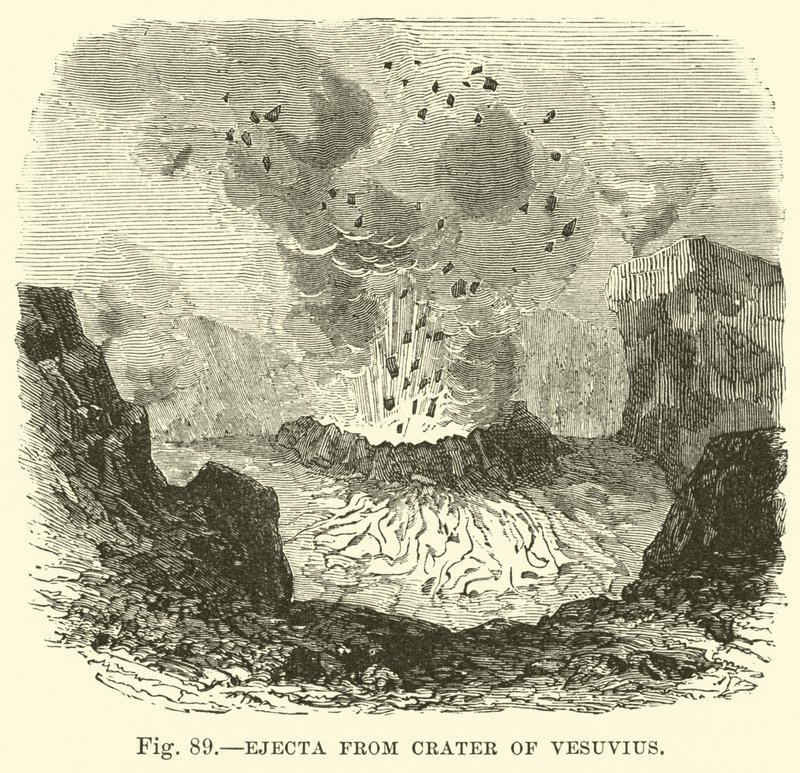 来自维苏威火山口的Ejecta 作者 英语学校