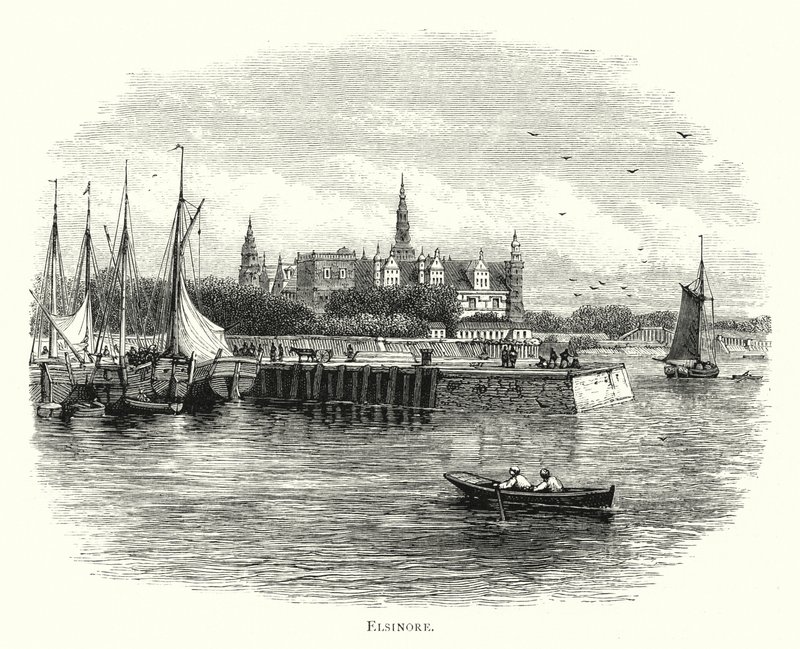 Elsinore (engraving) 作者 英语学校