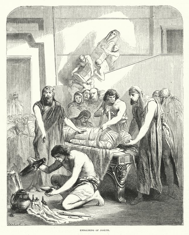Embalming of Joseph (engraving) 作者 英语学校