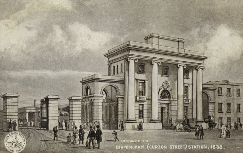 1838年进入伯明翰（Curzon Street）站 作者 英语学校