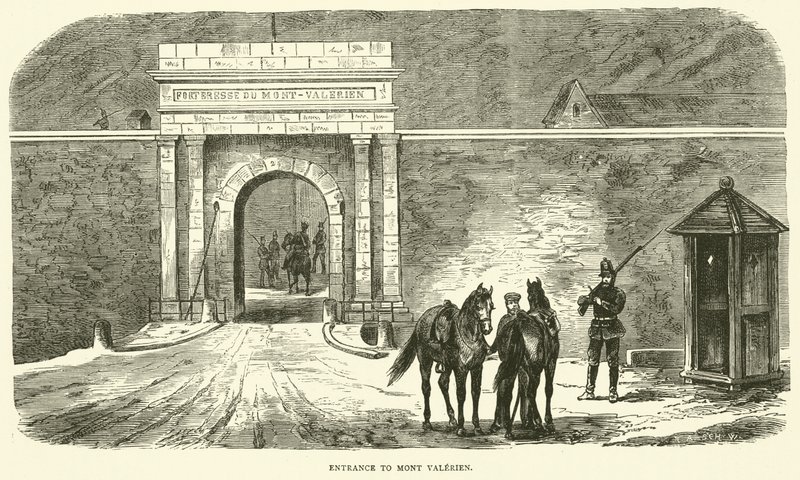 1871年1月入口Mont Valerien 作者 英语学校