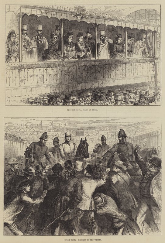 Epsom Races（雕刻） 作者 英语学校