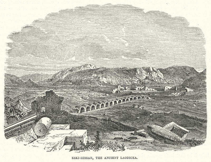 Eski-Hissar, the Ancient Laodicea (engraving) 作者 英语学校