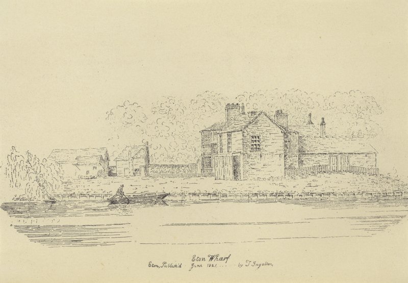 伊顿码头，1821年（凹版印刷） 作者 英语学校