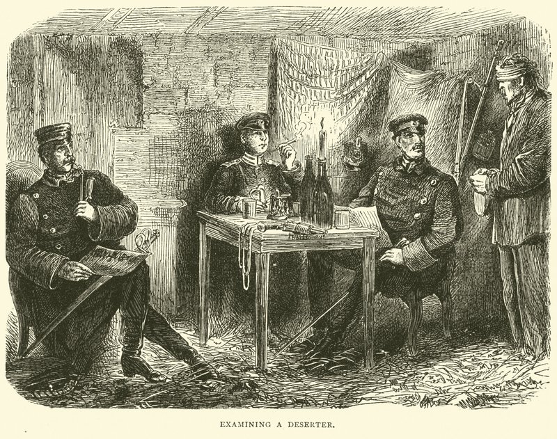 1871年2月，检查逃兵 作者 英语学校