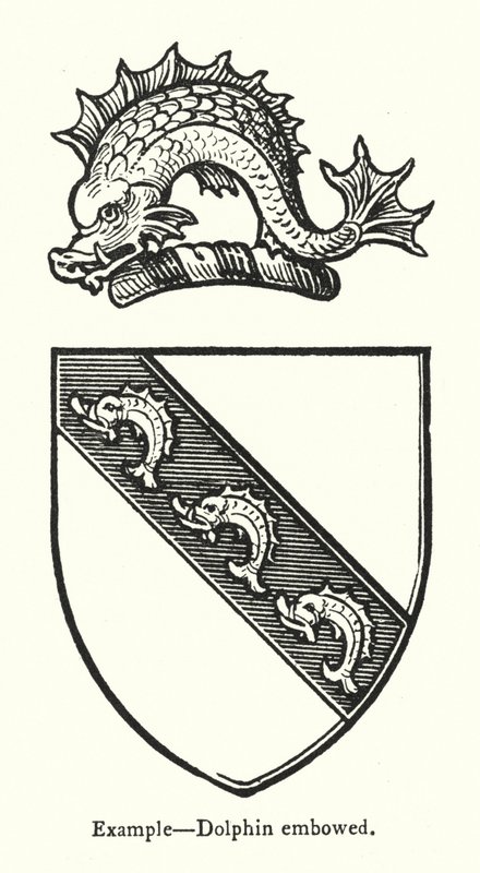 Example, Dolphin embowed (engraving) 作者 英语学校