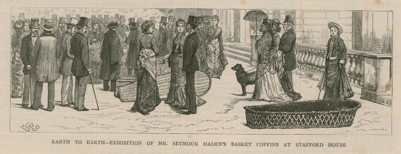 Seafour Hadens先生在Stafford House举办的篮子棺材展览 作者 英语学校