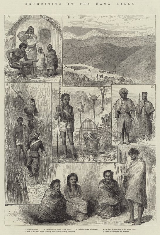远征那迦山（版画） 作者 英语学校