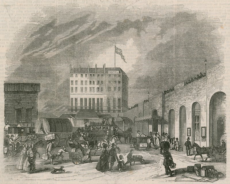 Great Western Railway总站的外观 作者 英语学校