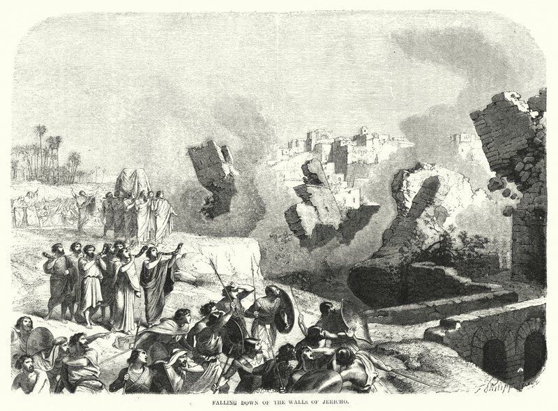 Falling down of the Walls of Jericho (engraving) 作者 英语学校