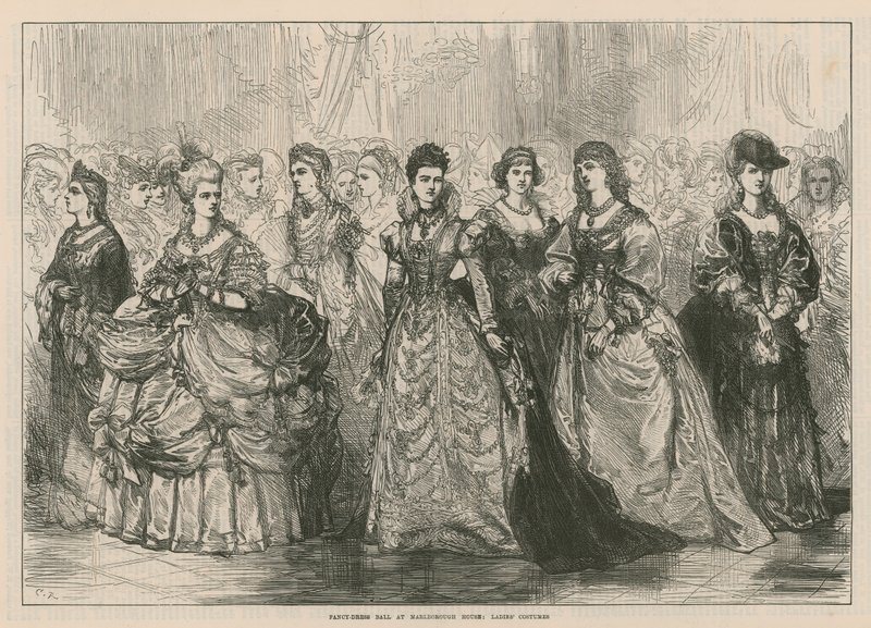 Marlborough House的化装舞会服装 - 女士服装 作者 英语学校