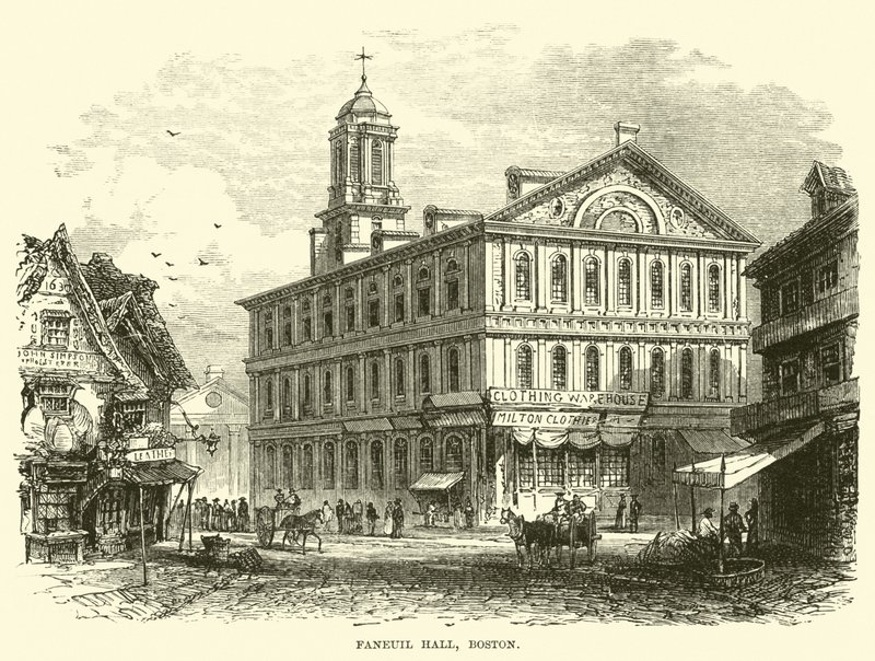Faneuil Hall，波士顿 作者 英语学校