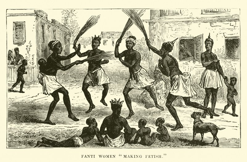 Fanti women making fetish  作者 英语学校