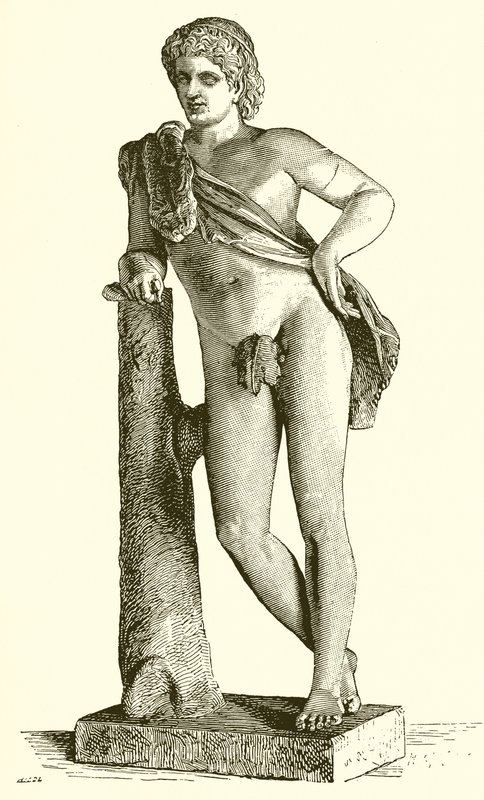 Praxiteles的Faun 作者 英语学校