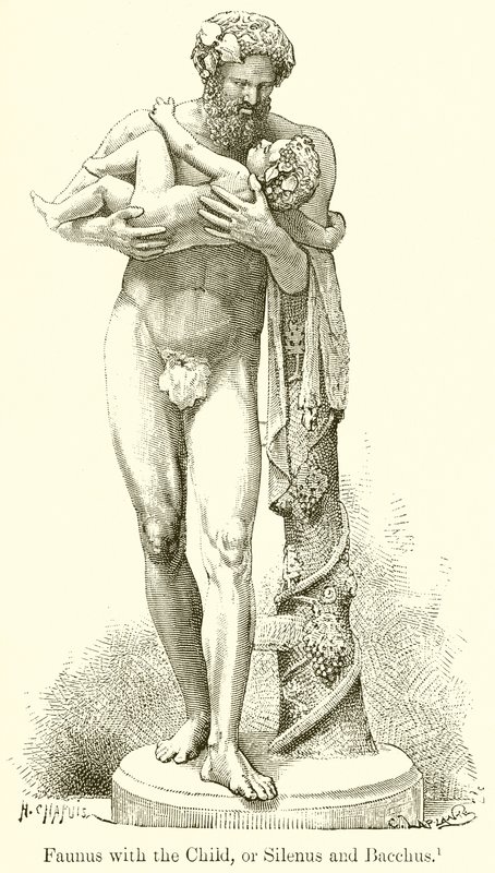 Faunus与孩子，或Silenus和Bacchus 作者 英语学校