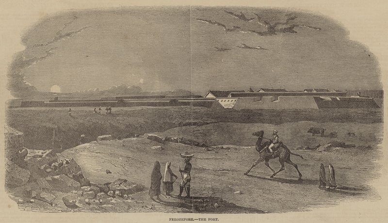 Ferozepore，堡垒（雕刻） 作者 英语学校
