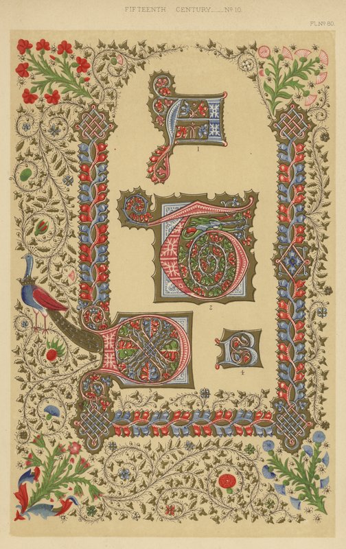 十五世纪 (chromolitho) 作者 英语学校