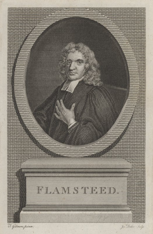 Flamsteed（雕刻）。 作者 英语学校