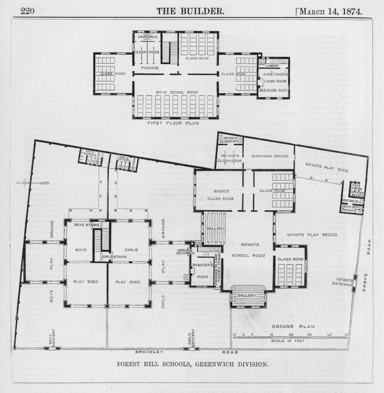 Forest Hill Schools, Greenwich Division (engraving) 作者 英语学校