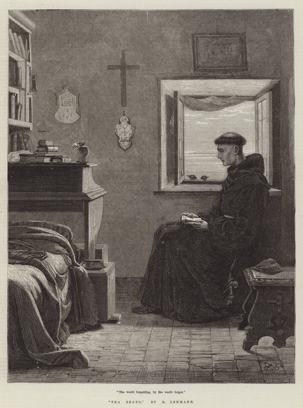 Fra Beato（雕刻）。 作者 英语学校