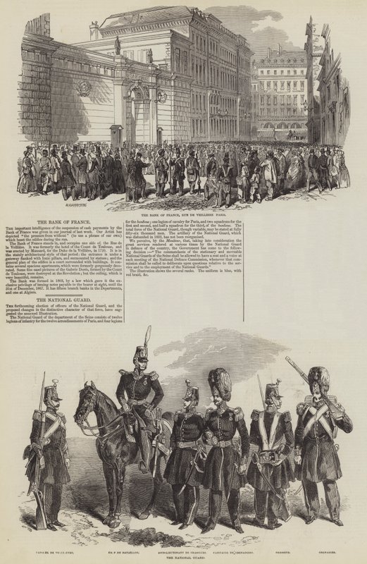 1848 年法国大革命（版画） 作者 英语学校