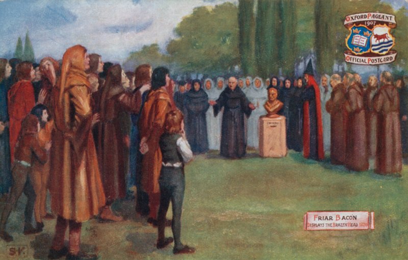 Friar Bacon展示了1270年的Brazen Head 作者 英语学校