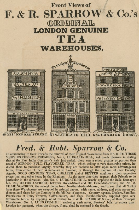 Fred＆Robert Sparrow＆Cos仓库的正面视图 作者 英语学校