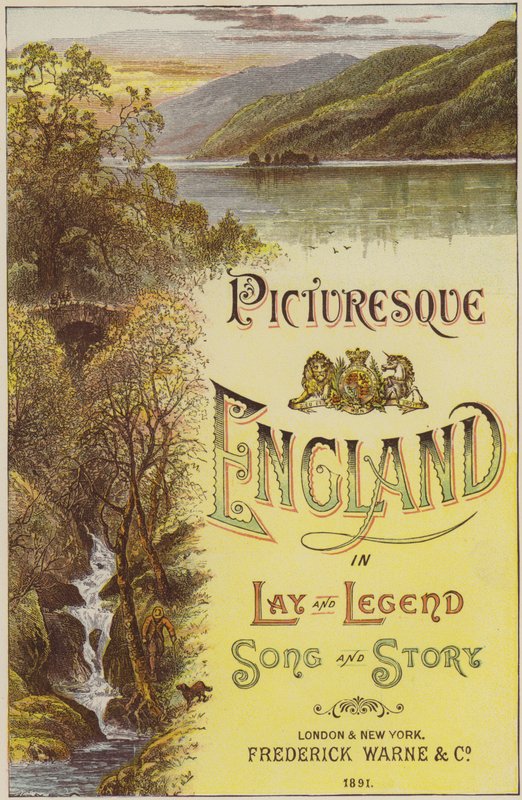 Frontispiece for Picturesque England by L Valentine (coloured engraving) 作者 英语学校