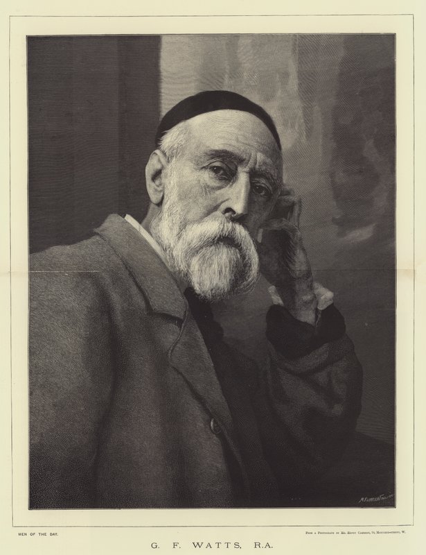 G F Watts, RA（雕刻） 作者 英语学校