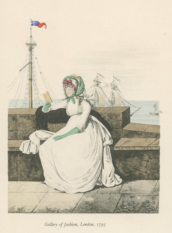 时尚画廊，伦敦，1795年 作者 英语学校