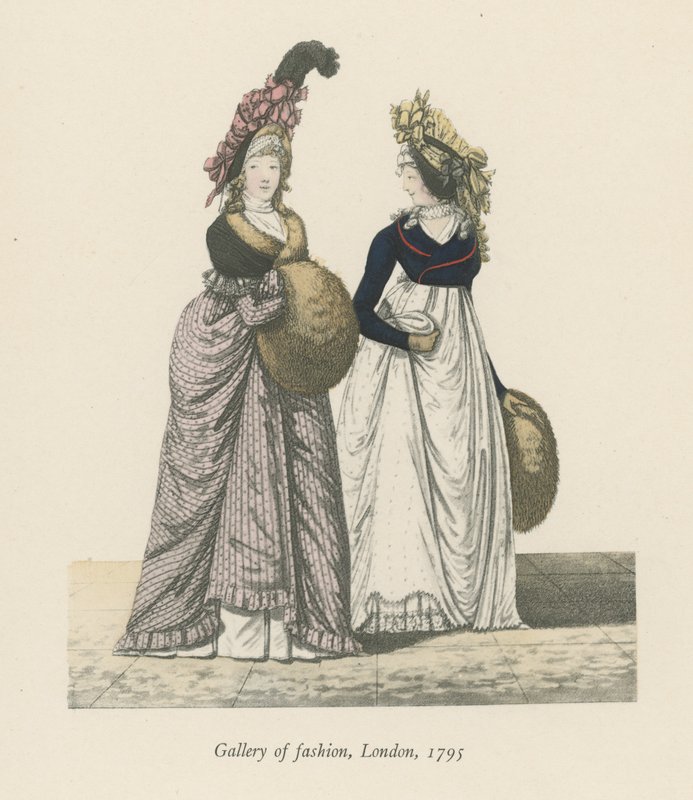 时尚画廊，伦敦，1795年 作者 英语学校