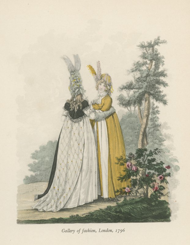 时尚画廊，伦敦，1796年 作者 英语学校