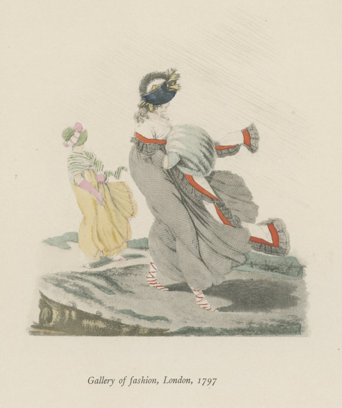 时尚画廊，伦敦，1797年 作者 英语学校