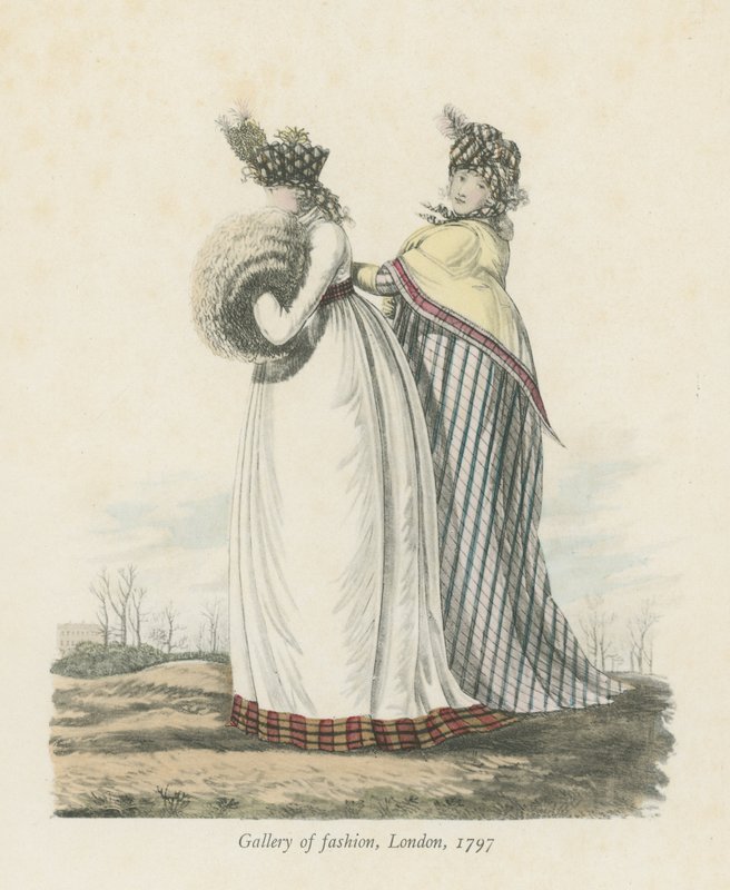 时尚画廊，伦敦，1797年 作者 英语学校