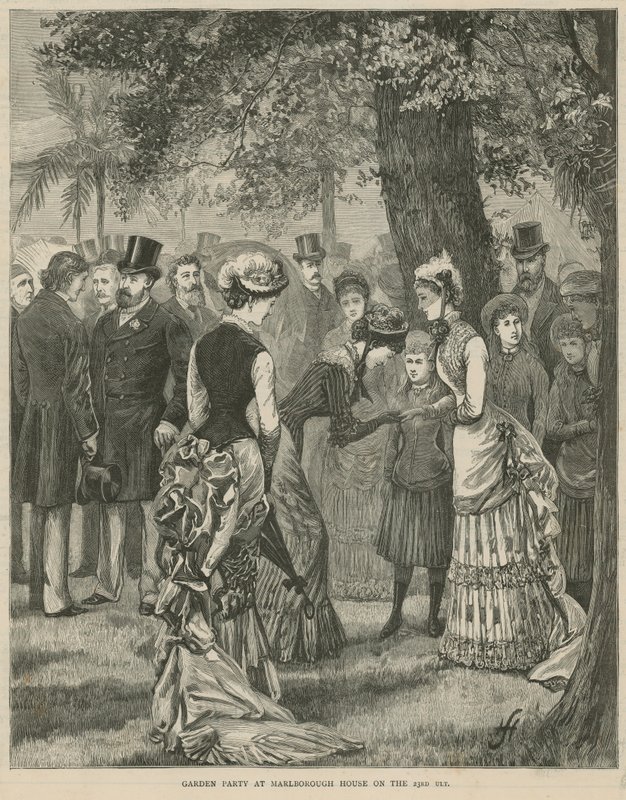 1883年7月23日在马尔堡庄园举行的花园派对 作者 英语学校