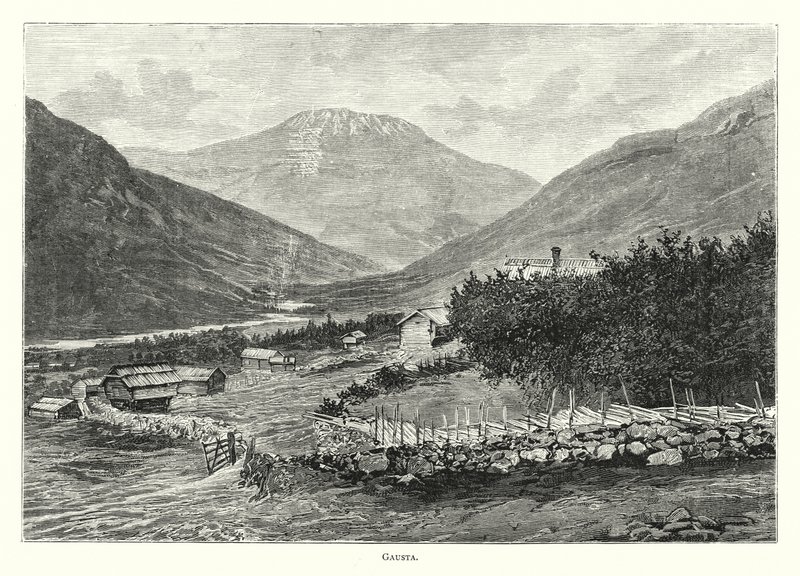 Gausta (engraving) 作者 英语学校