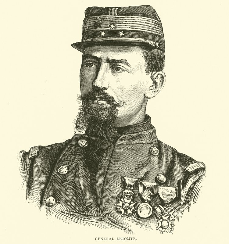 Lecomte将军，1871年4月 作者 英语学校