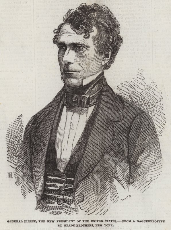 General Pierce, the New President of the United States (engraving) 作者 英语学校