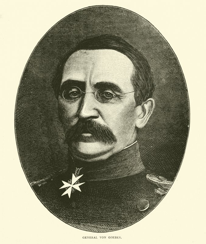 Von Goeben将军，1870年10月 作者 英语学校