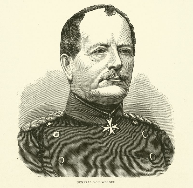 Von Werder将军，1870年9月 作者 英语学校