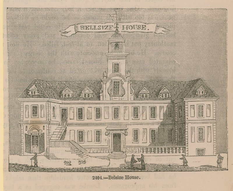 Belsize House的全景 作者 英语学校