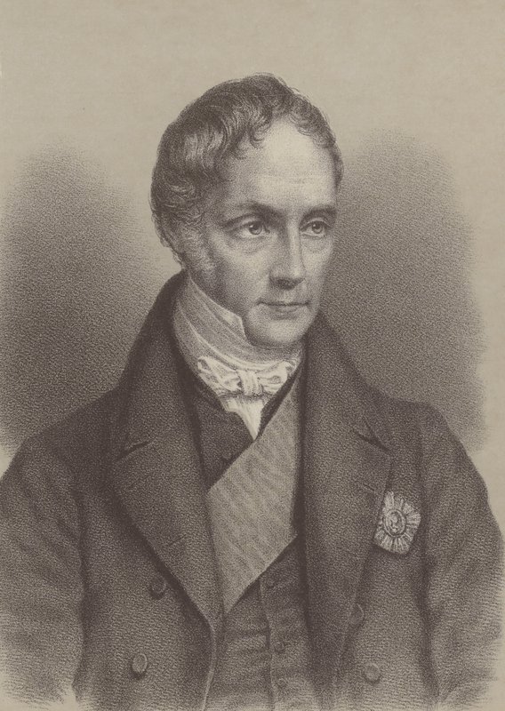 乔治-汉密尔顿-戈登，阿伯丁的第四个伯爵，英国首相1852-1855年（石印）。 作者 英语学校