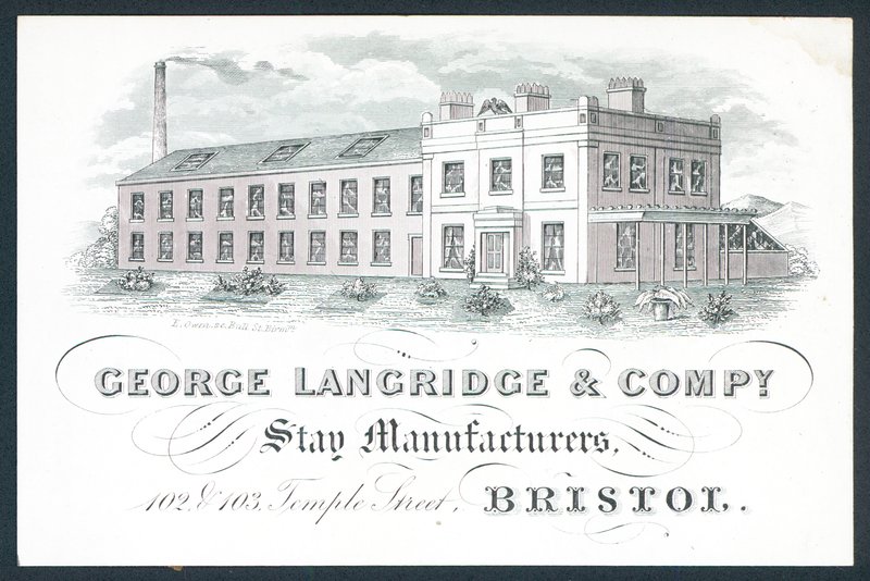George Langridge＆Company，留下制造商，贸易卡 作者 英语学校
