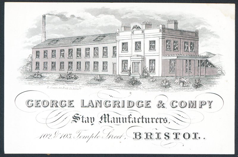 George Langridge＆Company，留下制造商，贸易卡 作者 英语学校
