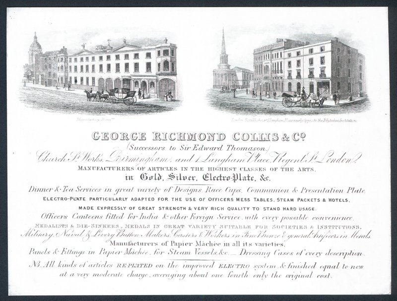交易卡George Richmond Collis＆Co 作者 英语学校
