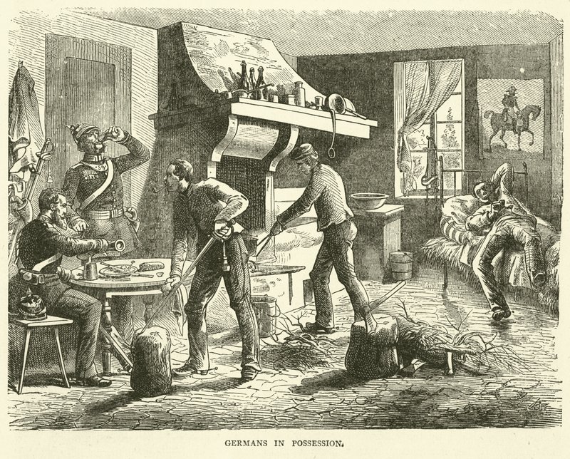 德国人占有，1870年9月 作者 英语学校