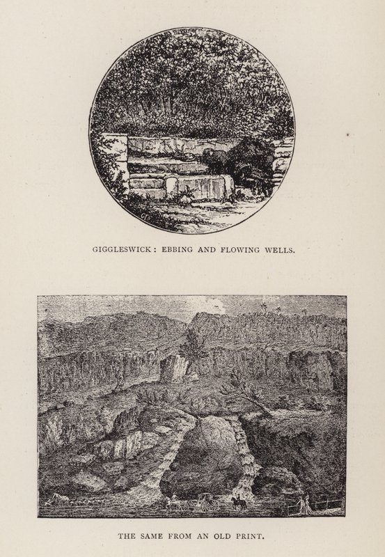 Giggleswick，退潮和流动的井（雕刻） 作者 英语学校