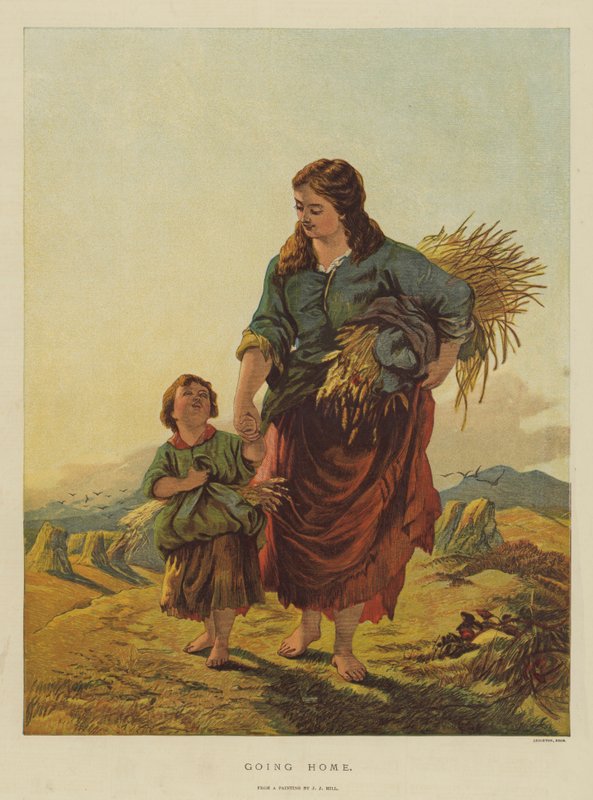 回家 (chromolitho) 作者 英语学校