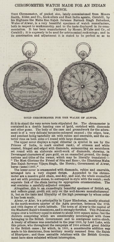 Walee of Alwur 金色计时码表（雕刻） 作者 英语学校